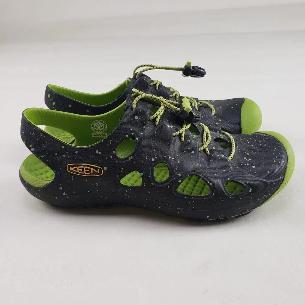 Keen Rio Water Sandal Kids 4 Black Water Hiking Outdoor Hybrid Closed Toe Shoe